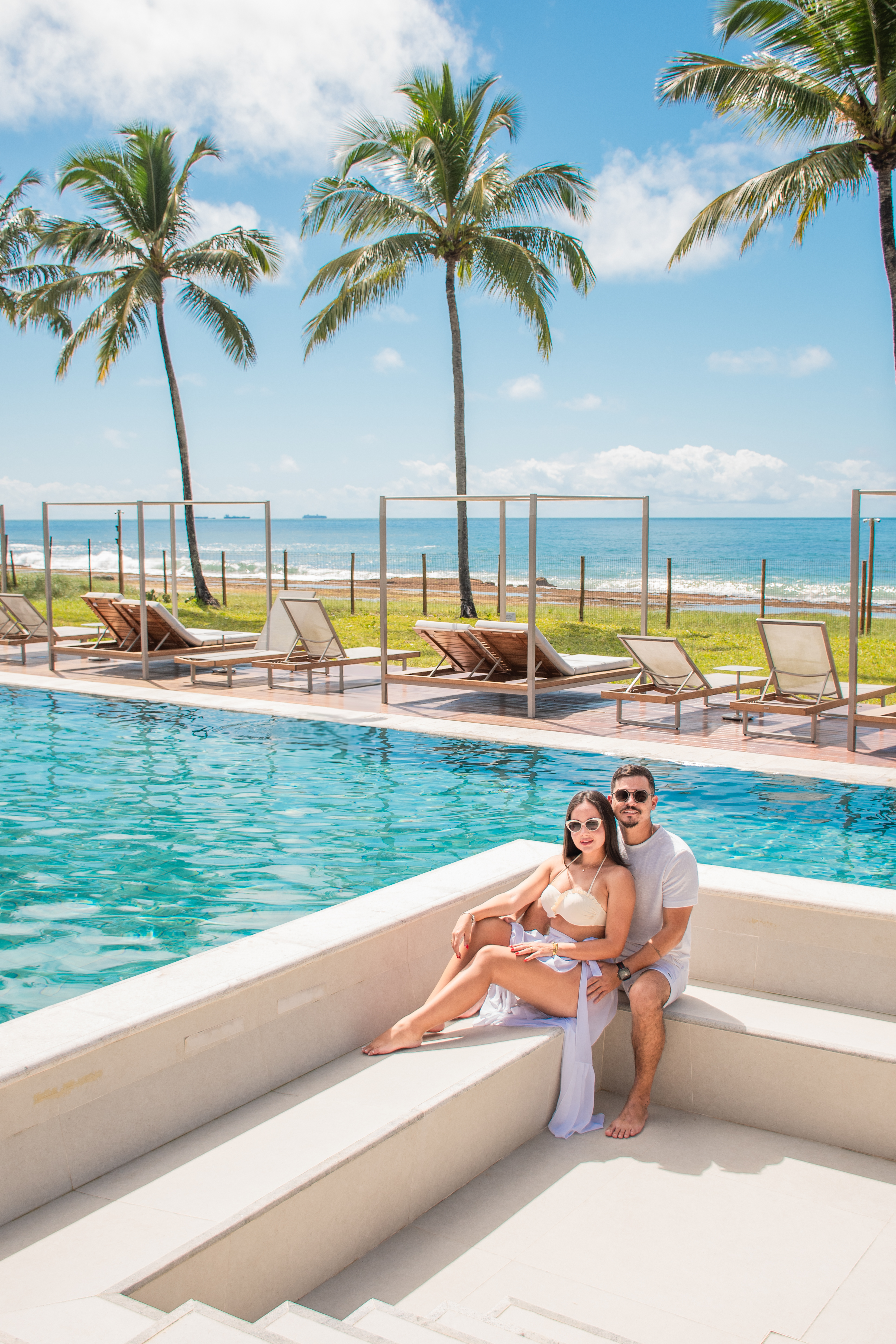 Pousada com jardim tropical e piscina em Porto de Galinhas